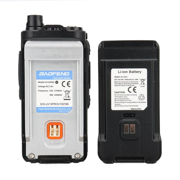 Baofeng UV-13 Pro DC 7.4V High Capital Li-ion Battery for Baofeng Walkie Talkie - Image 2