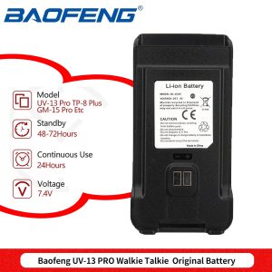 Baofeng UV-13 Pro DC 7.4V High Capital Li-ion Battery for Baofeng Walkie Talkie