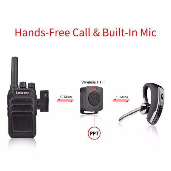 Walkie Talkie Bluetooth Headset Wireless PTT K head