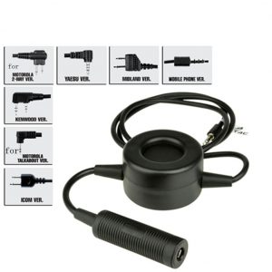Kenwood Yasue Motorola Military Radios Element TCI Tactical PTT Headphone Adaptor