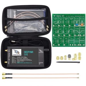 Lastest NanoVNA DeepVNA101 SWR Meter Antenna Analyzer Case Battery RF Demo Kit