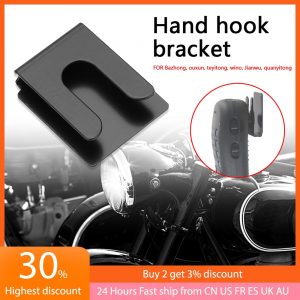Hand Mic 3M Metal Hanger Bracket for Yaesu Kenwood Wouxun 7900 Motorcycle Intercom