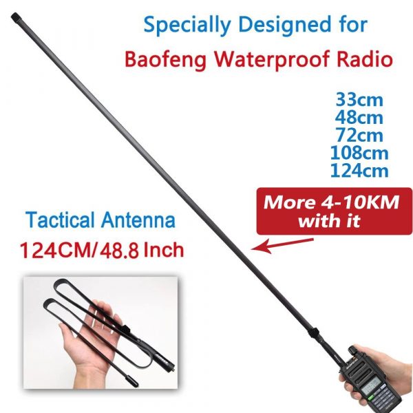 Specially TACTICAL Antenna for Baofeng UV-9R PLUS BF-9700 BF-A58 etc