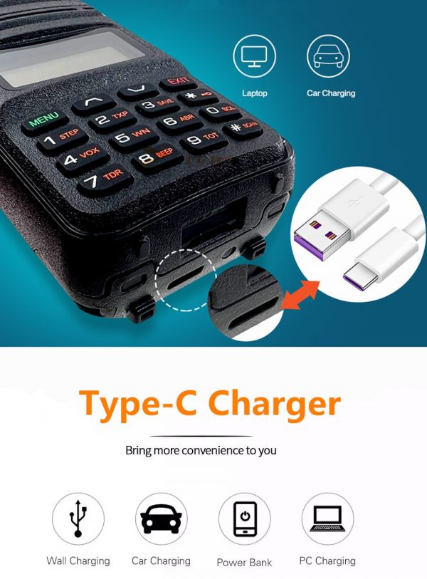 Long Range 10W Walkie Talkie Baofeng UV10R Pro Two Way Radio - Image 2