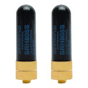 2pcs Handheld Ham Radio SRH805S Short Antenna 5cm SMA-F Diamond Antenna