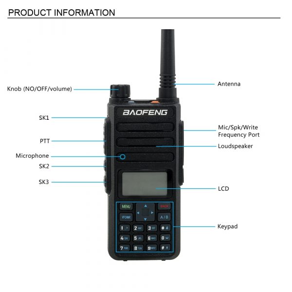 New Baofeng DR-1801UV DMR Digital Radio - Image 2