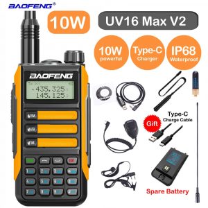 Promoted Free Shipping Baofeng UV16 Max V2  Radio CB Ham Walkie Talkie Upgrade
