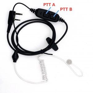 Baofeng UV82 Dual PTT Air Dube Earphone