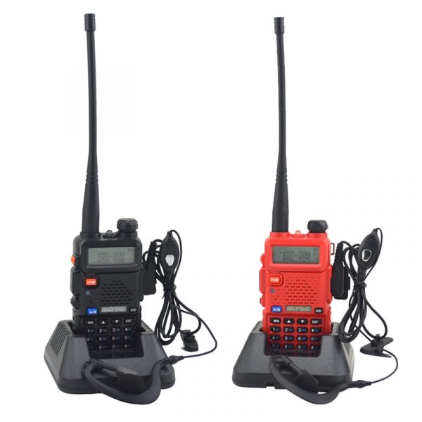 Walkie Talkie Baofeng UV-5R Dualband Two Way Radio VHF/UHF 136-174MHz & 400-520MHz FM Portable Transceiver with Earpiece - Image 2
