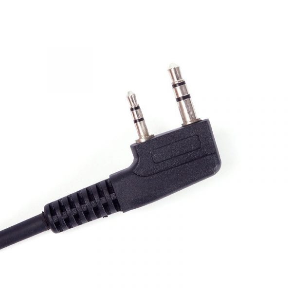 Portable Radio 2 Pin PTT Speaker Mic for BAOFENG UV-5R BF-888S KG-UV8D TYT H777 RT-5R Walkie Talkie - Image 2