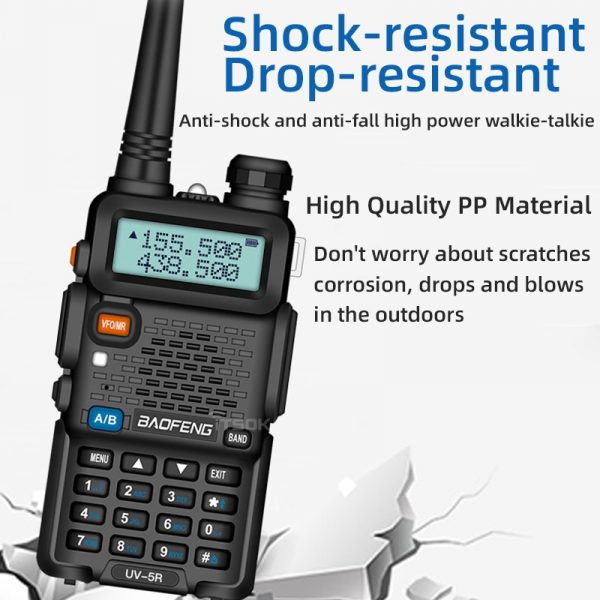Dual Band Walkie Talkie Baofeng UV5R 8W Version 5W Version - Image 3