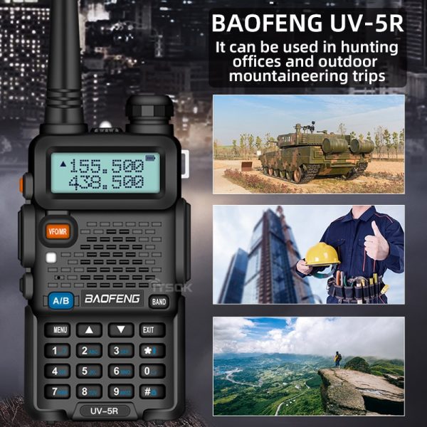 Dual Band Walkie Talkie Baofeng UV5R 8W Version 5W Version - Image 5