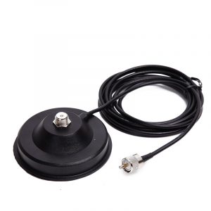 Big 12CM Magnetic Mount Base 5M Extension Coaxial Cable for Baofeng MOTOROLA YAESU ICOM KENWOOD TYT QYT QYT kt-7900d Baojie BJ-218 Mobile Radio Antenna