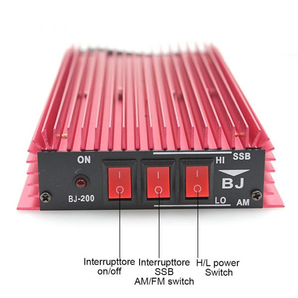 CB Radio Power Amplifier Baojie BJ-200 50W HF Amplifier 3-30 Mhz AM / FM / SSB / CW Walkie Talkie CB Amplifier - Image 4