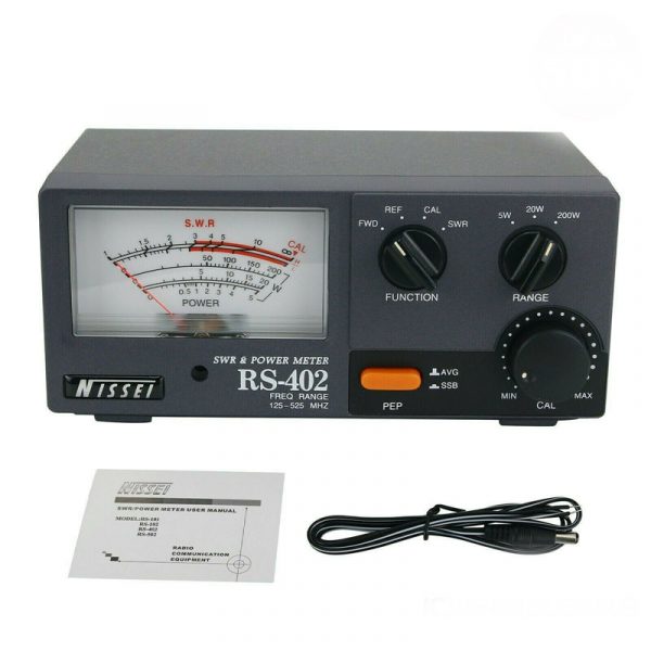 Genuine Digital Large Meter Display NISSEI RS-402 SWR Power Meter