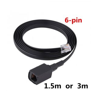 6-Pin Extension Cable Cord For Yaesu Radio FT7800 FT7900 FT8800 FT100D 400DR Car Radios