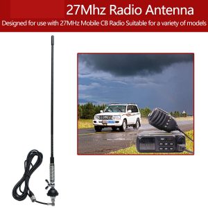 Exclusive design 27Mhz Antenna for most 27MHz Mobile CB Radios Cobra Midland Uniden Maxon President Anytone