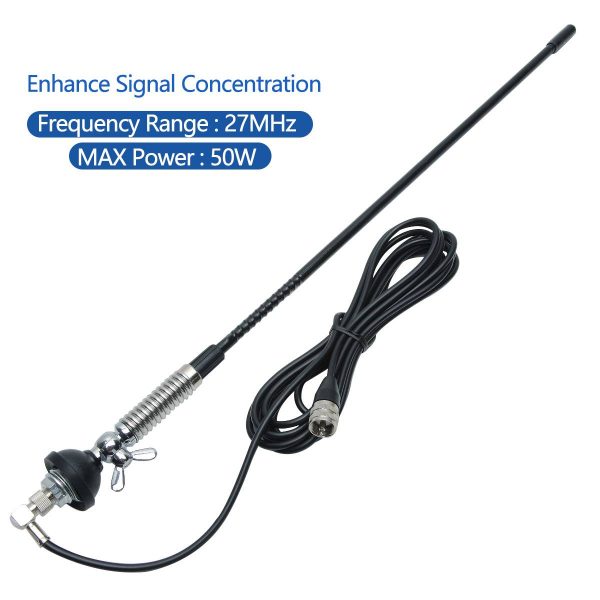 Exclusive design 27Mhz Antenna for most 27MHz Mobile CB Radios Cobra Midland Uniden Maxon President Anytone - Image 2