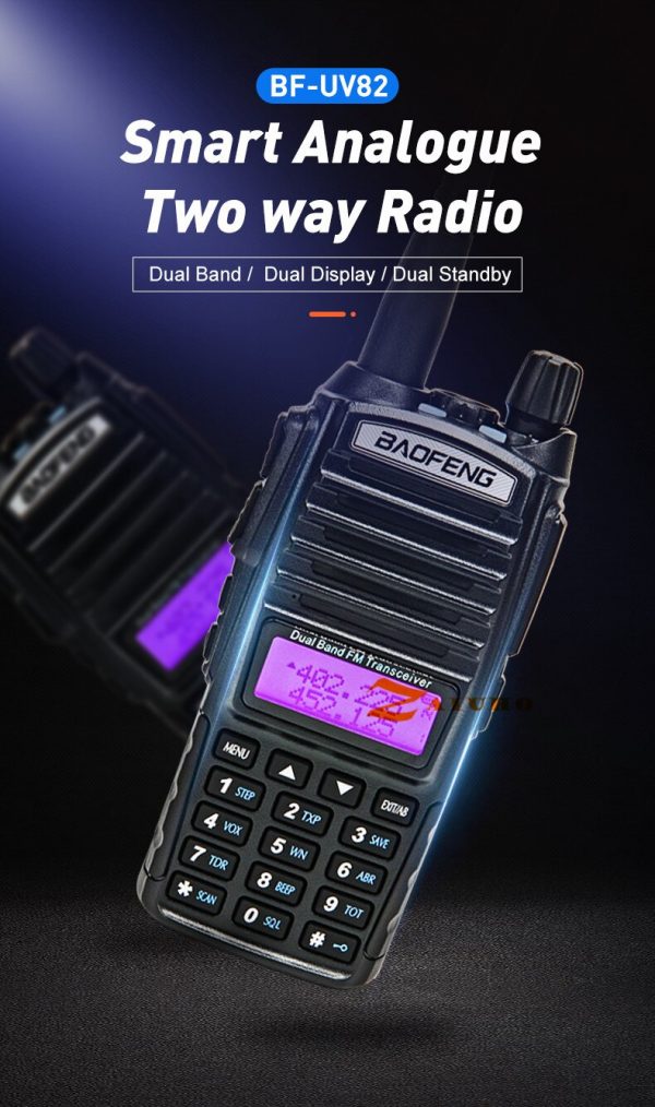 Discount 2pcs Baofeng UV82 Portable Ham Cb Radio