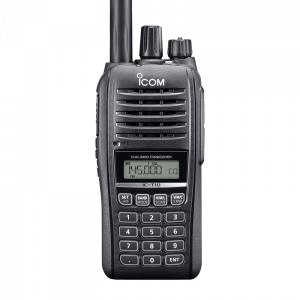 Waterproof ICOM T10 Handheld Radios ICOM IC-T10 VHF/UHF Dual Band Transceivers