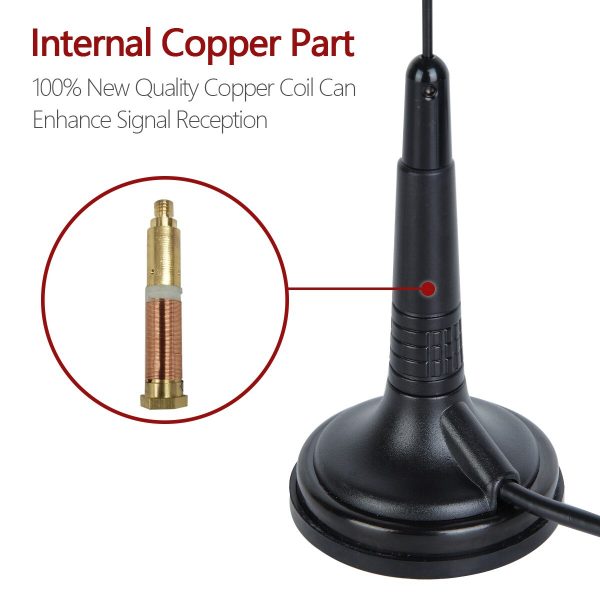 INTEK MAG-1345 CB Radio Whip 27MHz CB Antenna Magnetic Antenna 26-28MHz Mobile Shortwave Radio AM/FM Citizen Brand Radio - Image 5