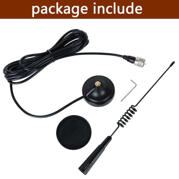 INTEK MAG-1345 CB Radio Whip 27MHz CB Antenna Magnetic Antenna 26-28MHz Mobile Shortwave Radio AM/FM Citizen Brand Radio - Image 6