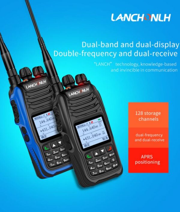 HG-UV98 Dual-Band UHF VHF APRS Walkie talkie Positioning Track GPS Bluetooth - Image 4