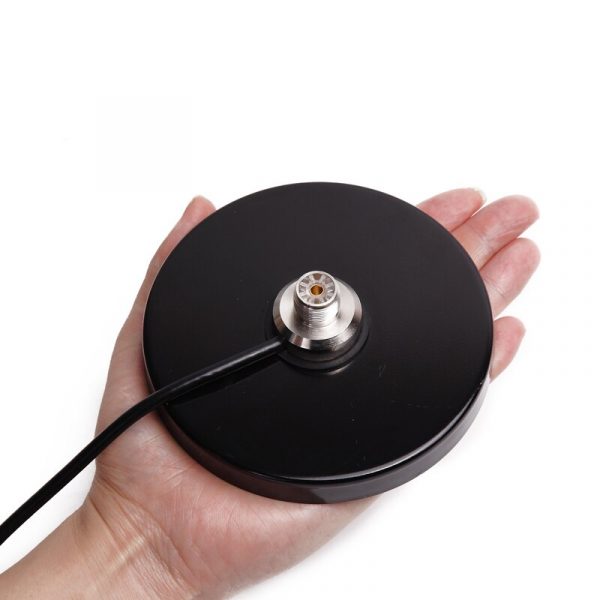 Black Silver NB-120 for Mobile Vehicle Radio Antenna 5M Coaxial Cable Magnetic Mount - Image 3