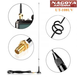 Dual Band Nagoya UT-108UV Antenna for BaoFeng UV-5R UV-6R GT-3 UV-82 BF-888S UV-B5 UV-B6 PX-
