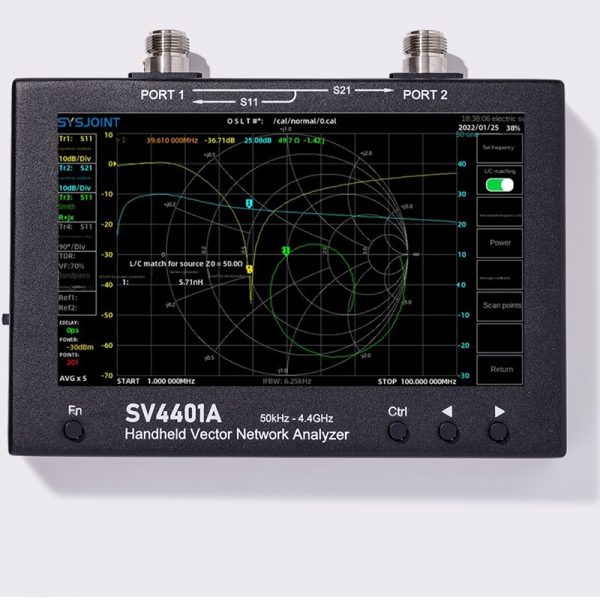 New Handheld VNA NanoVNA SV4401A Vector Network Analyzer HF VHF UHF Antenna Analyzer - Image 2