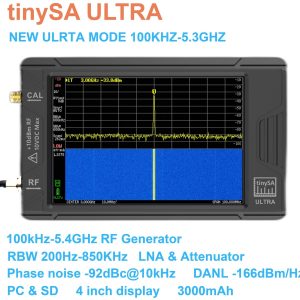 TinySA Ultra 100Khz-5.3GHZ NEW Tiny Spectrum Analyzer RF Signal Generator