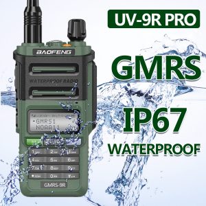 Baofeng GMRS-9R IP67 Waterproof High Power GMRS Ham Two Way Radio