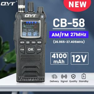 QYT CB58 Newly Launched Citizen Band Radio 27MHz FM AM QYT CB-58 Handheld CB Radio
