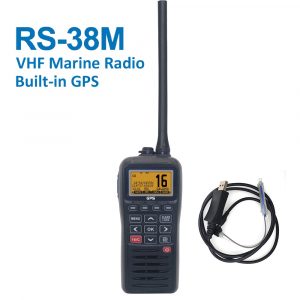 Float Transceiver Recent RS-38M VHF Marine Radio Built-in GPS