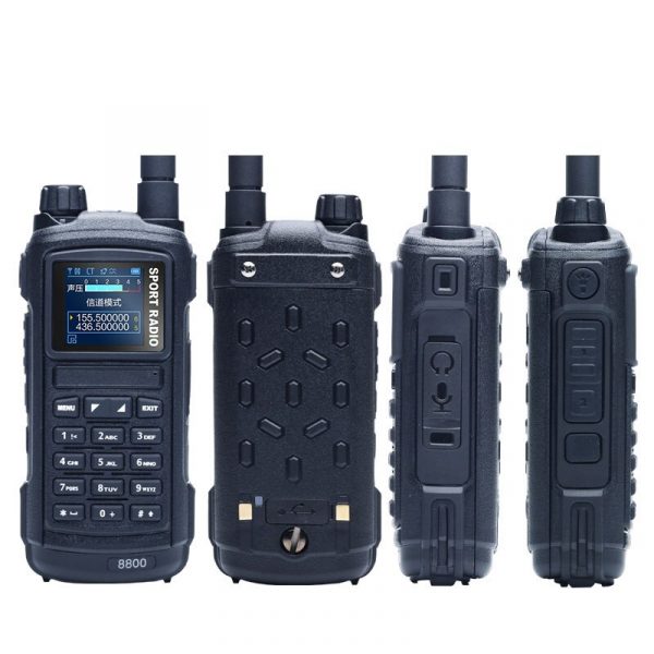 SenHaiX GP8800 U/VHF Dual Band PTT LED screen Bluetooth Waterproof Transceiver - Image 4