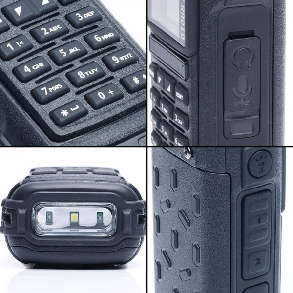SenHaiX GP8800 U/VHF Dual Band PTT LED screen Bluetooth Waterproof Transceiver - Image 5