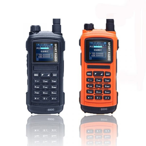 SenHaiX GP8800 U/VHF Dual Band PTT LED screen Bluetooth Waterproof Transceiver - Image 2