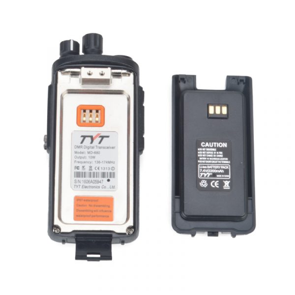 Waterproof 10W 10KM TYT MD-680 VHF DMR DIGITAL portable TWO WAY RADIO - Image 2