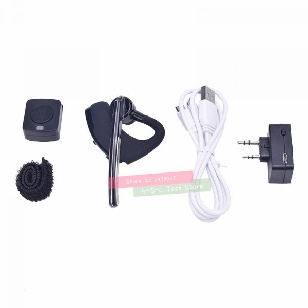 K Interface Bluetooth Wireless Headphone Walkie Talkie  BT Earpiece K Plug - Image 5