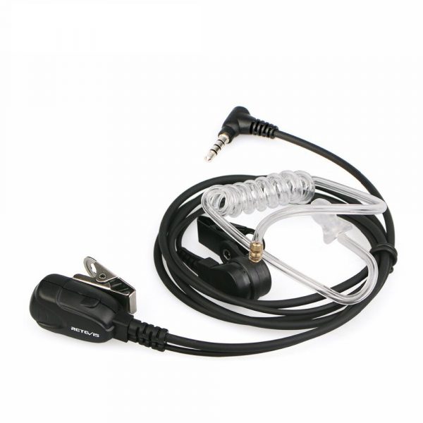 Wholesale Walkie Talkie Headset PTT Mic Air Acoustic Tub For YAESU VERTEX VX-5R VX-3R 2-Way Radio Accessories