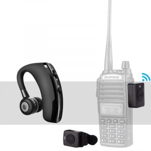 For Motolora Kenwood Baofeng Walkie Talkie K Plug Wireless Bluetooth Headset M Plug