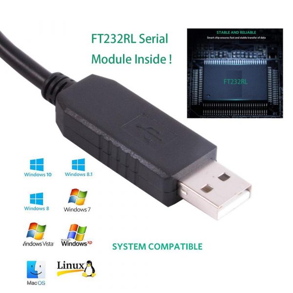 Yaesu CT-62 Programming Cable FT232RL for Yaesu FT8-817ND etc Mobile Radios - Image 5