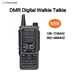 Zastone UV008 DMR Walkie Talkie Dual Band 10W GPS Digital Two Way Radio