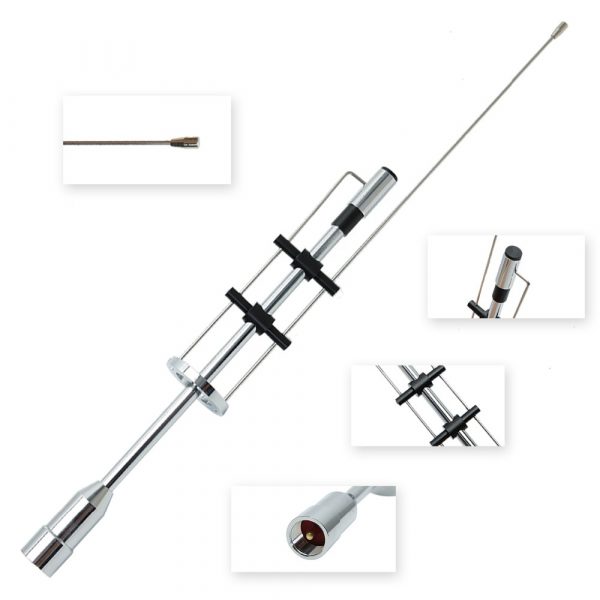 CBC-435 UHF VHF Dual Band Walkie Talkie Antenna  - Image 4