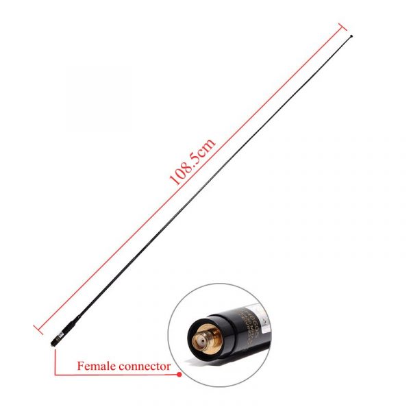 Kenwood Harvest RH660S Antenna SMA Female Male BNC High Gain Dual Band 144/430MHz Telescopic Antenna - Image 2