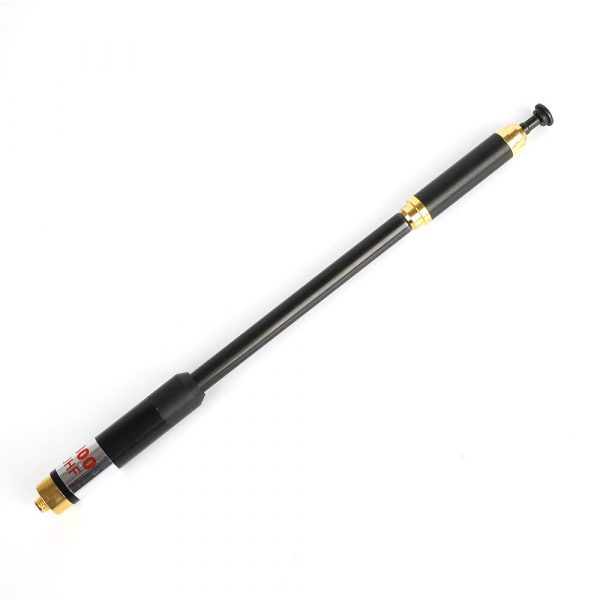 for Kenwood TYT HYT ICOM YAESU Walkie Talkie BNC Telescopic Dual Band Antennna - Image 3