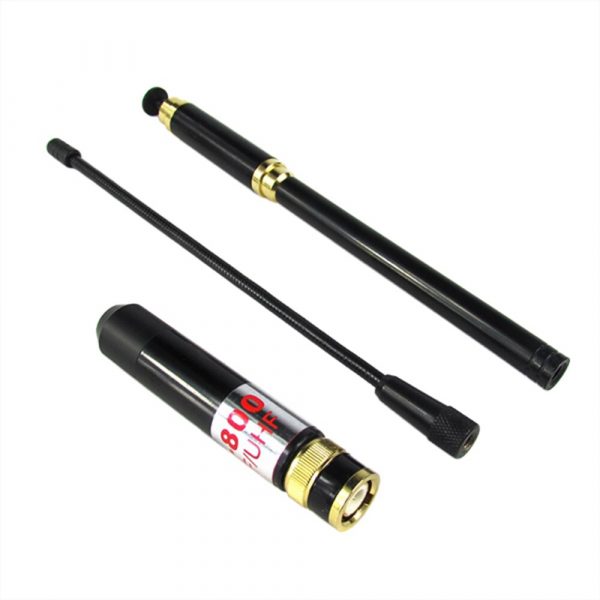 for Kenwood TYT HYT ICOM YAESU Walkie Talkie BNC Telescopic Dual Band Antennna