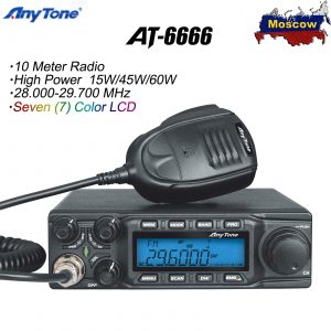 AnyTone AT-6666 Mobile Transceiver CB Radio Station for Truck with SSB(PEP)/FM/AM/PA Mode