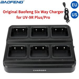 Multi Gang Charger Double Rows Six Way Charger for Baofeng UV9R Plus Pro BF-9700 A58 etc