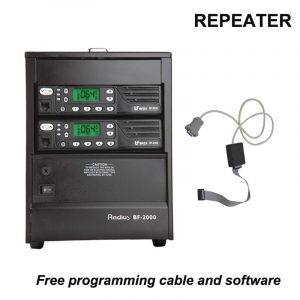 Two way Radio BFDX BF2000 Analog Repeater with free programming cable